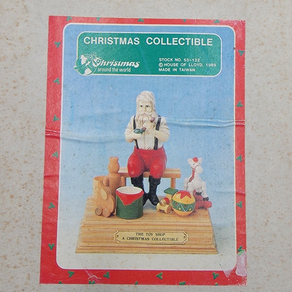 House of Lloyd Christmas‎ Around The World Toy Shop 1989 Musical Box NEW READ
